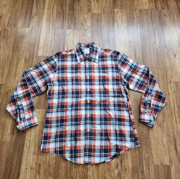 Brooks Brothers Other - Brooks Brothers Button Down Long Sleeve Shirt Plaid Men's Size L